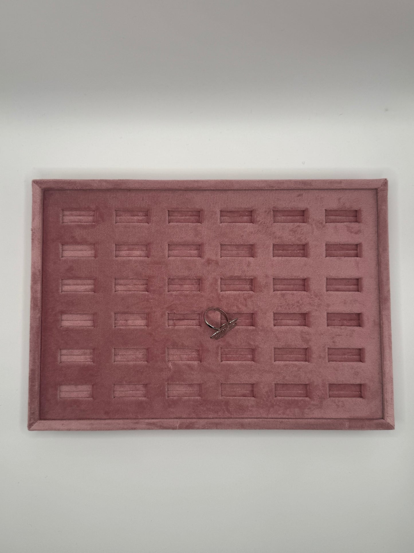 ANELLO CON FIORE ACCIAIO