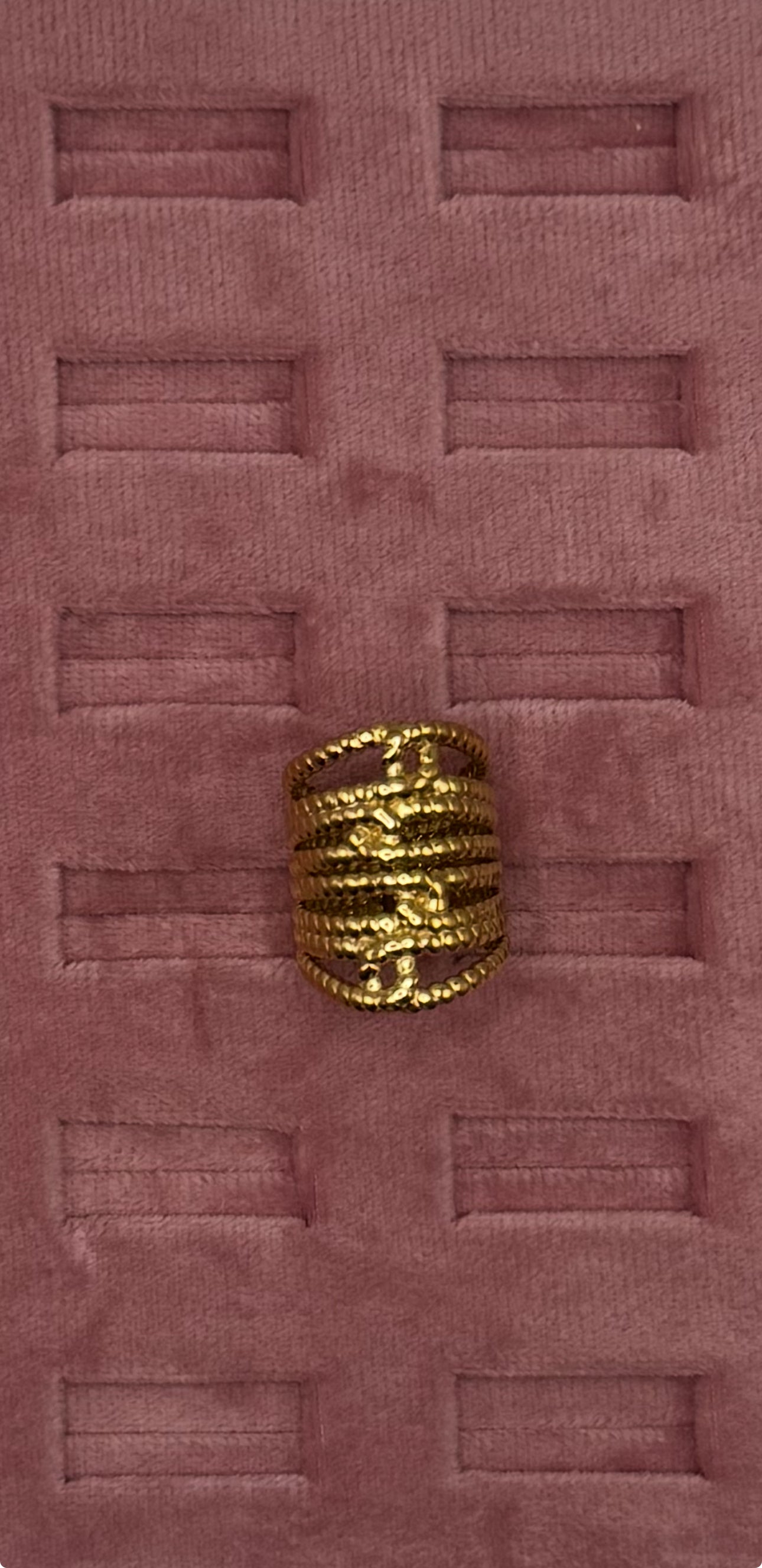 ANELLO CON GIRI FASCIONE ORO