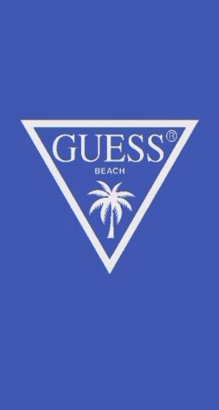 GUESS TELO MARE CON PALMA