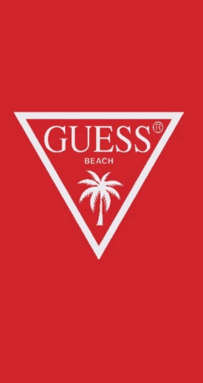 GUESS TELO MARE CON PALMA