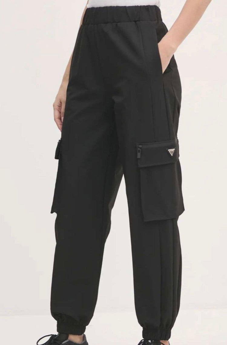 GUESS PANTALONE CARGO CON ELASTICO