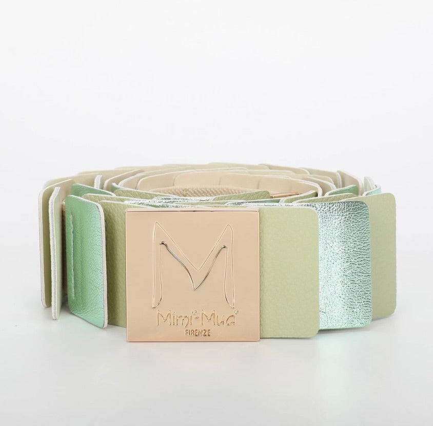 Mimì Muà CINTURA: 5 BIANCO, 3 AZZURRO, 2 CIPRIA, 2 VERDE SALVIA