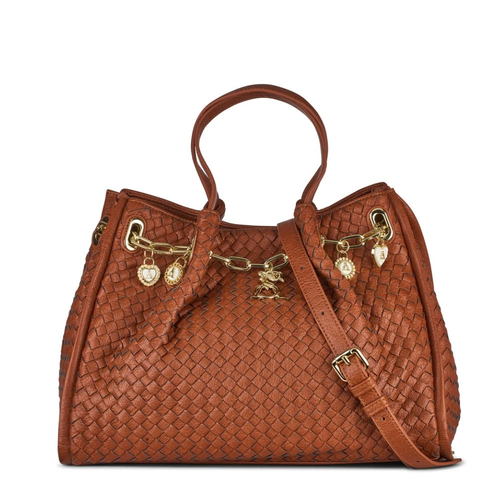 L'ATELIER DU SAC MERYL COLL. BIJOUX BORSA TOTE INTRECCIATA