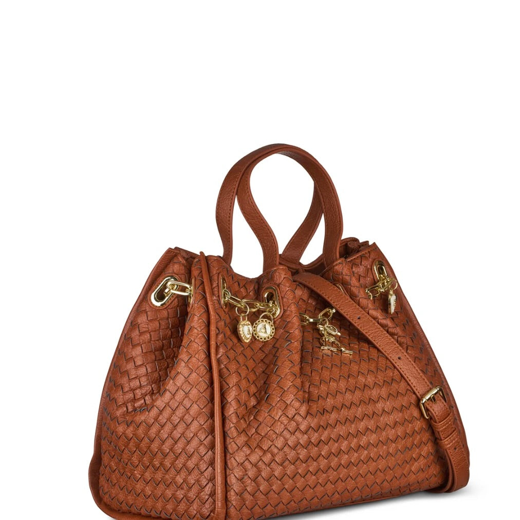 L'ATELIER DU SAC MERYL COLL. BIJOUX BORSA TOTE INTRECCIATA