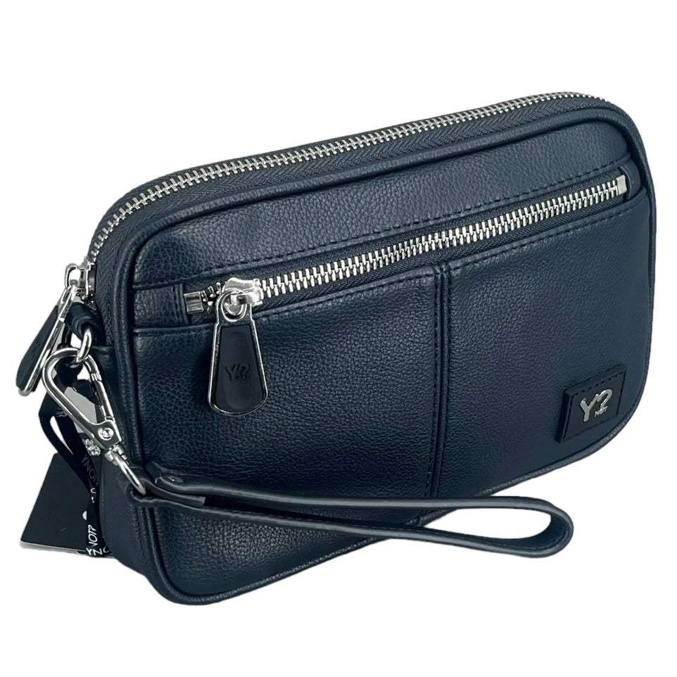 Y NOT POCHETTE CON UNA ZIP E LACCETTO