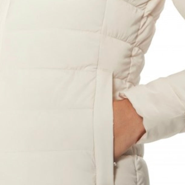 GUESS PIUMINO SFIANCATO CON LOGO IN METALLO