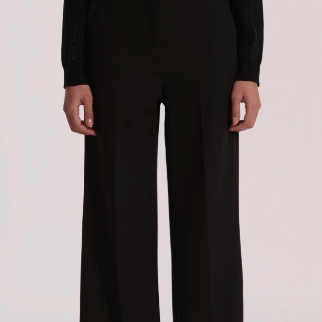 Mimì-Muà PANTALONE PALAZZO CON ELASTICO DIETRO IN TESSUTO TECNICO