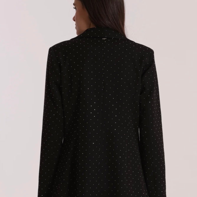 Mimì-Muà GIACCA LUNGA CON APPLICAZIONE DI STRASS