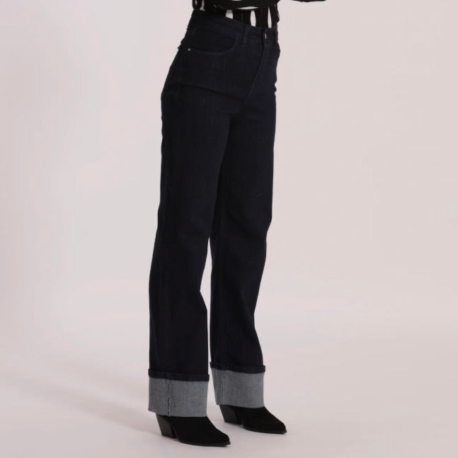 Mimì-Muà JEANS PALAZZO CON RISVOLTO