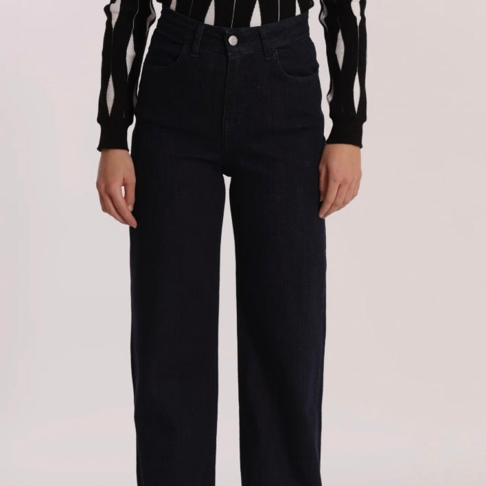 Mimì-Muà JEANS PALAZZO CON RISVOLTO