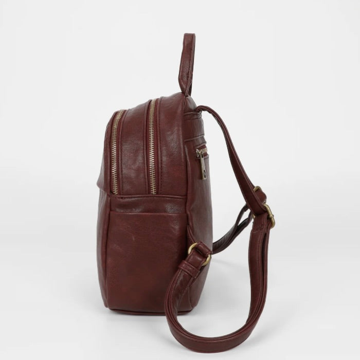 Mimì-Muà ZAINO CON ACCESSORI IN OTTONE MOSTO