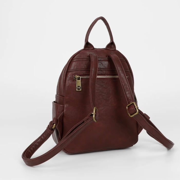 Mimì-Muà ZAINO CON ACCESSORI IN OTTONE MOSTO