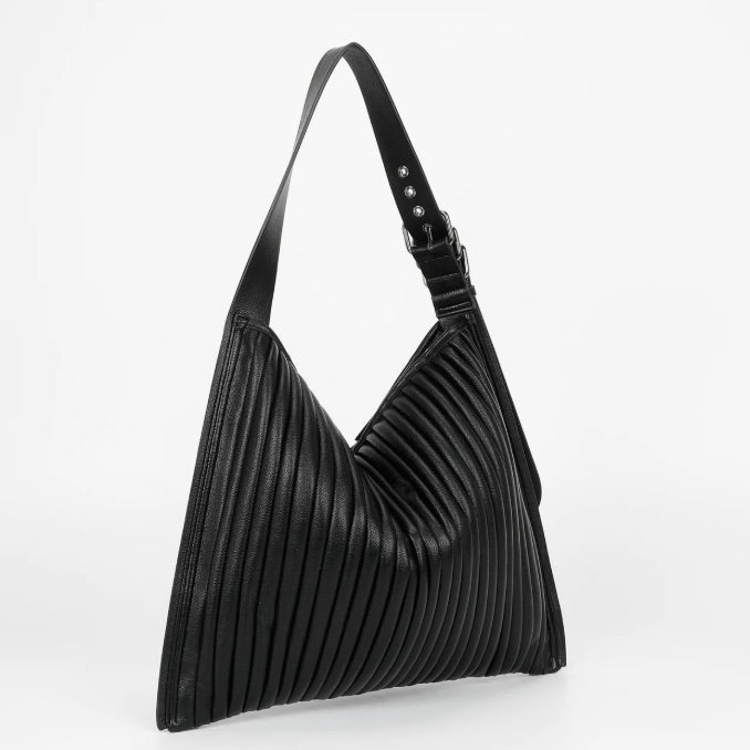 Mimì-Muà BORSA A SPALLA GRANDE PLISSETTATA