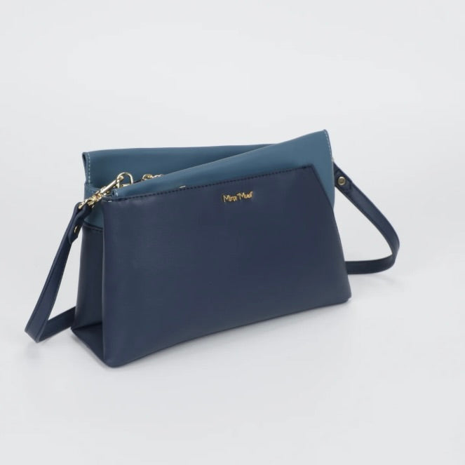 Mimì-Muà BORSA A TRACOLLA BICOLOR