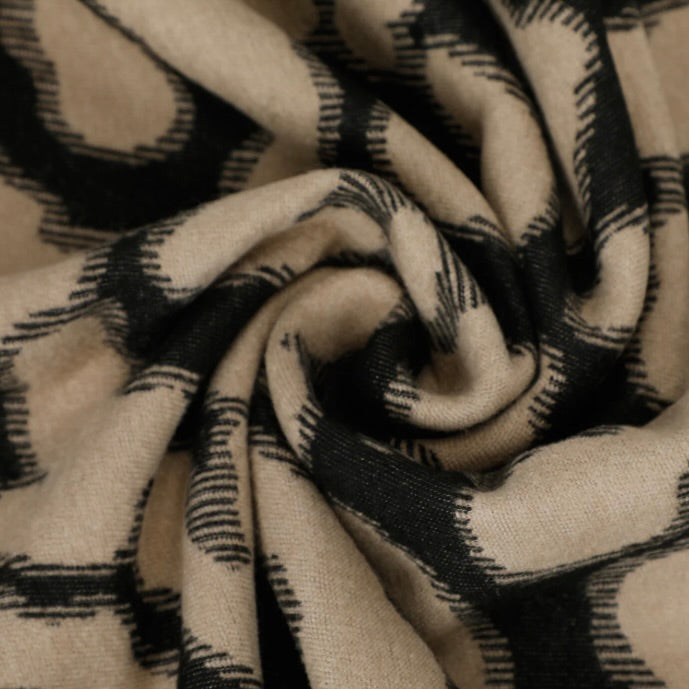 Mimì-Muà SCIARPA CON MOTIVO LEOPARDATO