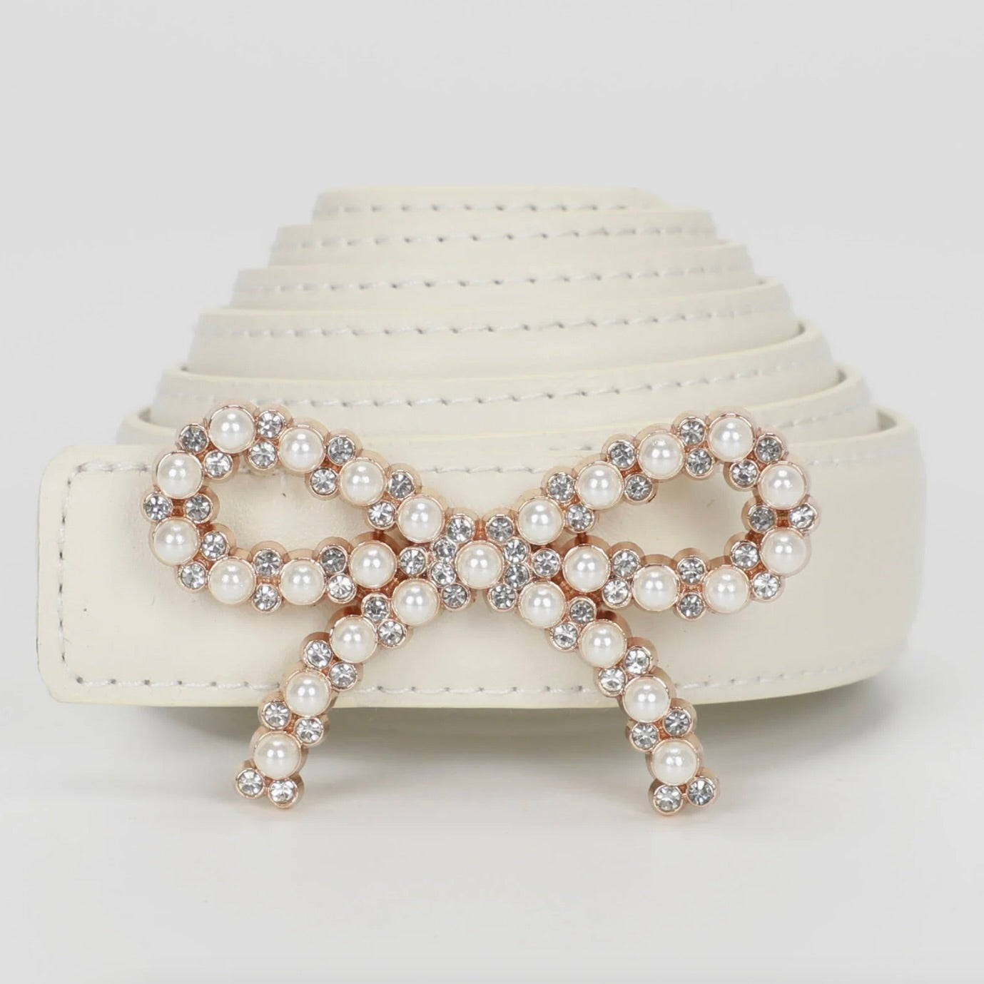 Mimì-Muà CINTURA CON FIOCCO DI PERLE E STRASS