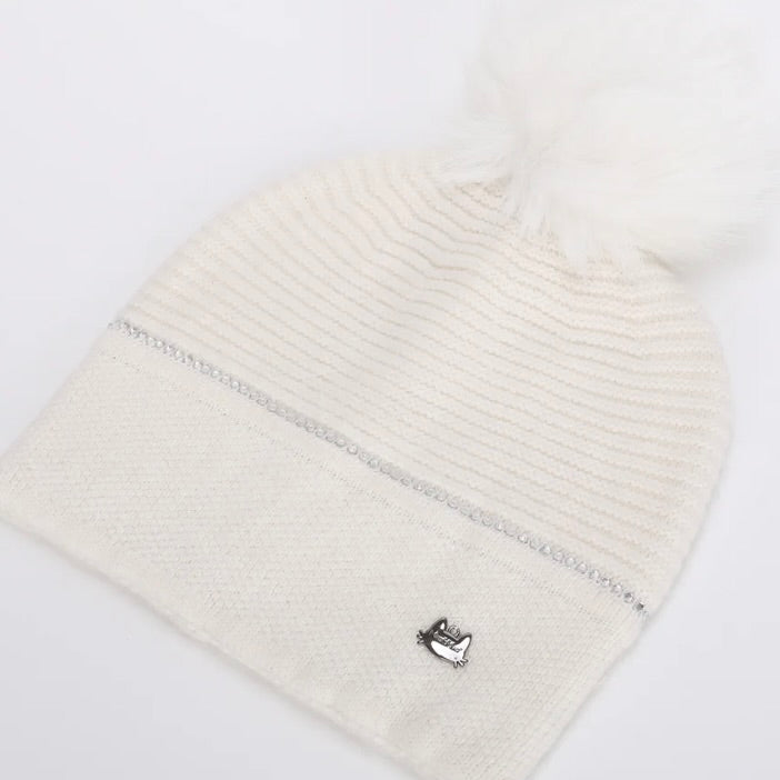 Mimì-Muà BERRETTO CON DETTAGLIO LUREX E STRISCIA DI STRASS