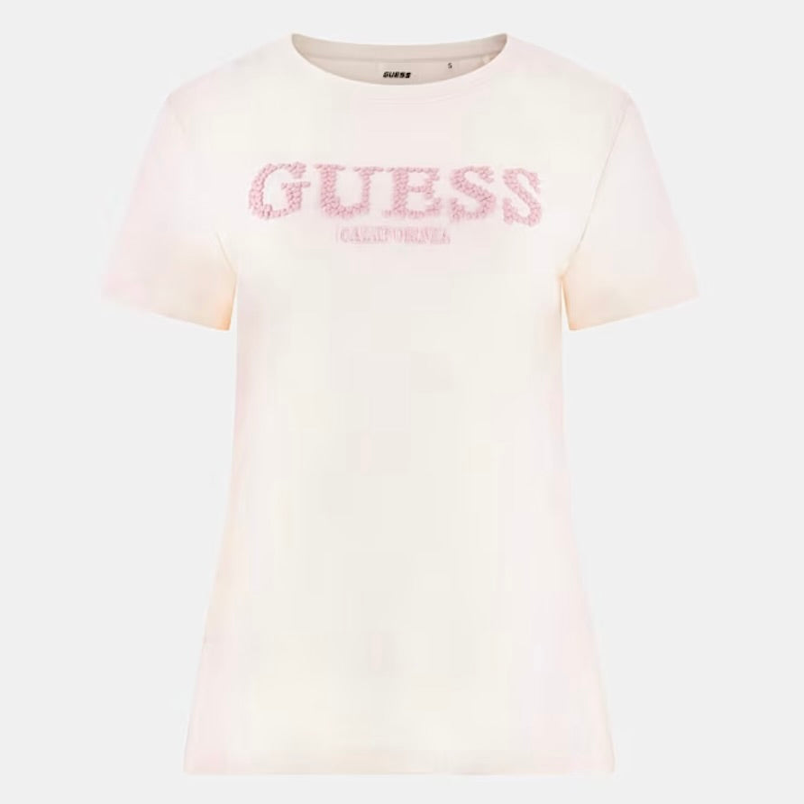 GUESS T-SHIRT CON LOGO CUORICINI