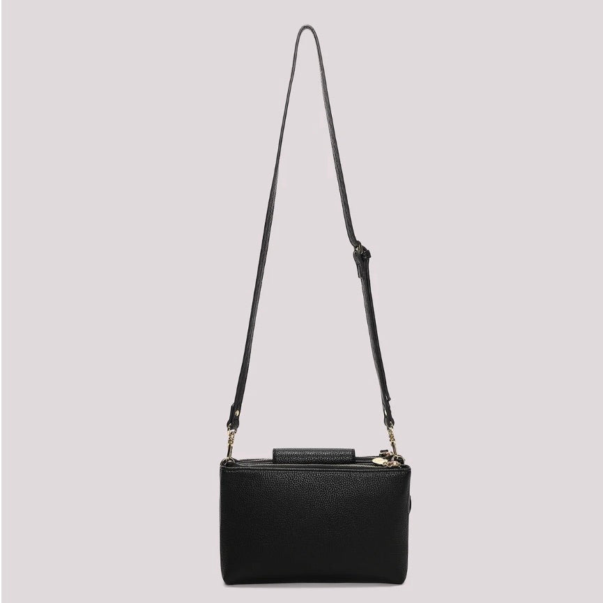 Mimì-Muà BORSA A TRACOLLA CON CHARM A FIORE