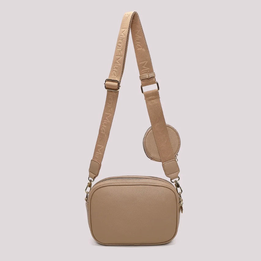 Mimì-Muà BORSA A TRACOLLA CON SCRITTA MIMì-MUà