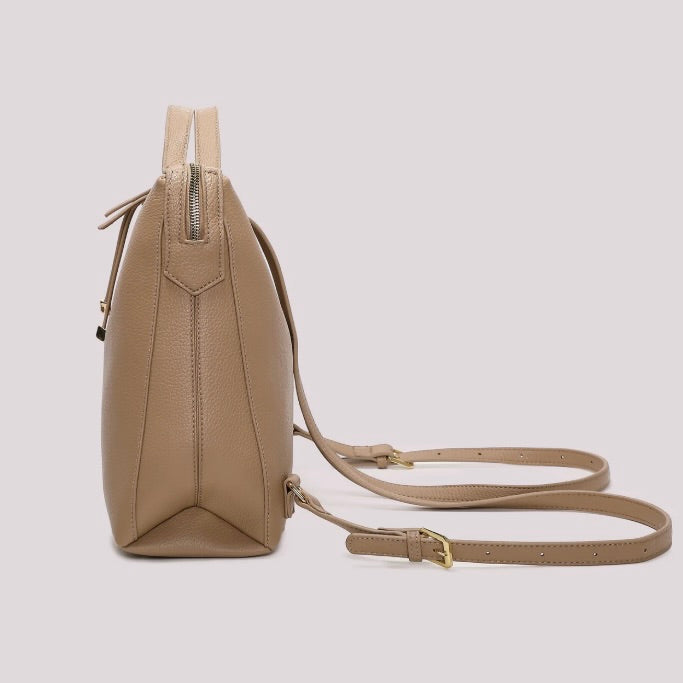 Mimì-Muà ZAINO CON TIRA ZIP CON DETTAGLIO QUADRATO