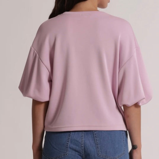 Mimì-Muà MAGLIA IN FELPA CON DETTAGLIO GIOIELLO