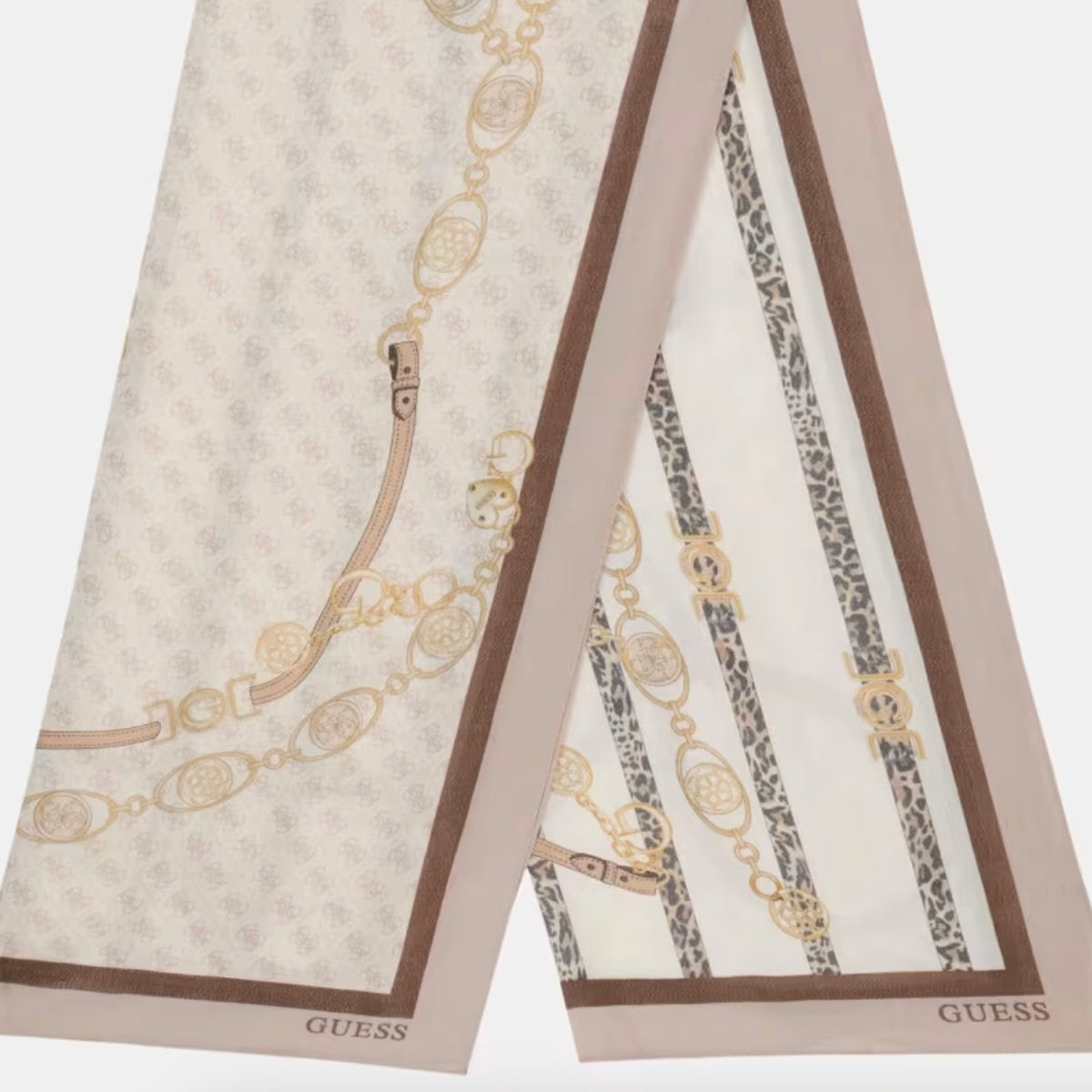 GUESS PRINTED SCARF CATENE LUREX