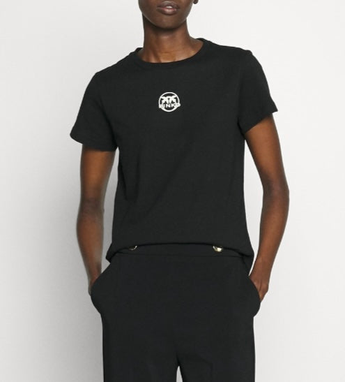 PINKO T-SHIRT JERSEY ST.LOGO