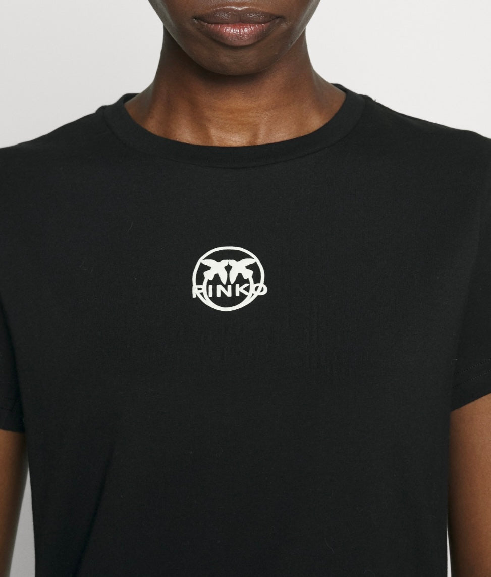 PINKO T-SHIRT JERSEY ST.LOGO