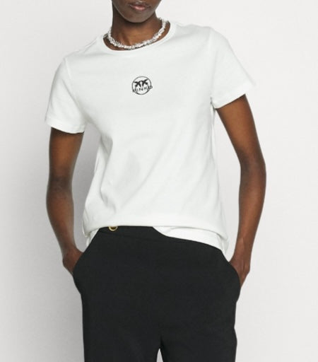 PINKO T-SHIRT JERSEY ST.LOGO