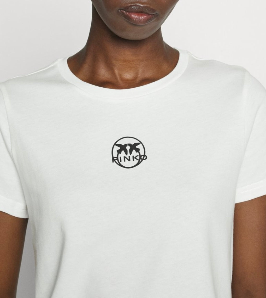 PINKO T-SHIRT JERSEY ST.LOGO