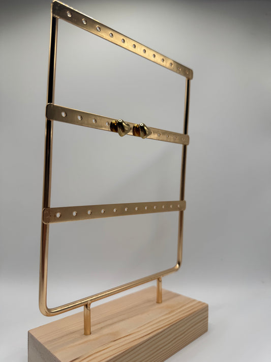 ORECCHINI CUORE 3D ORO