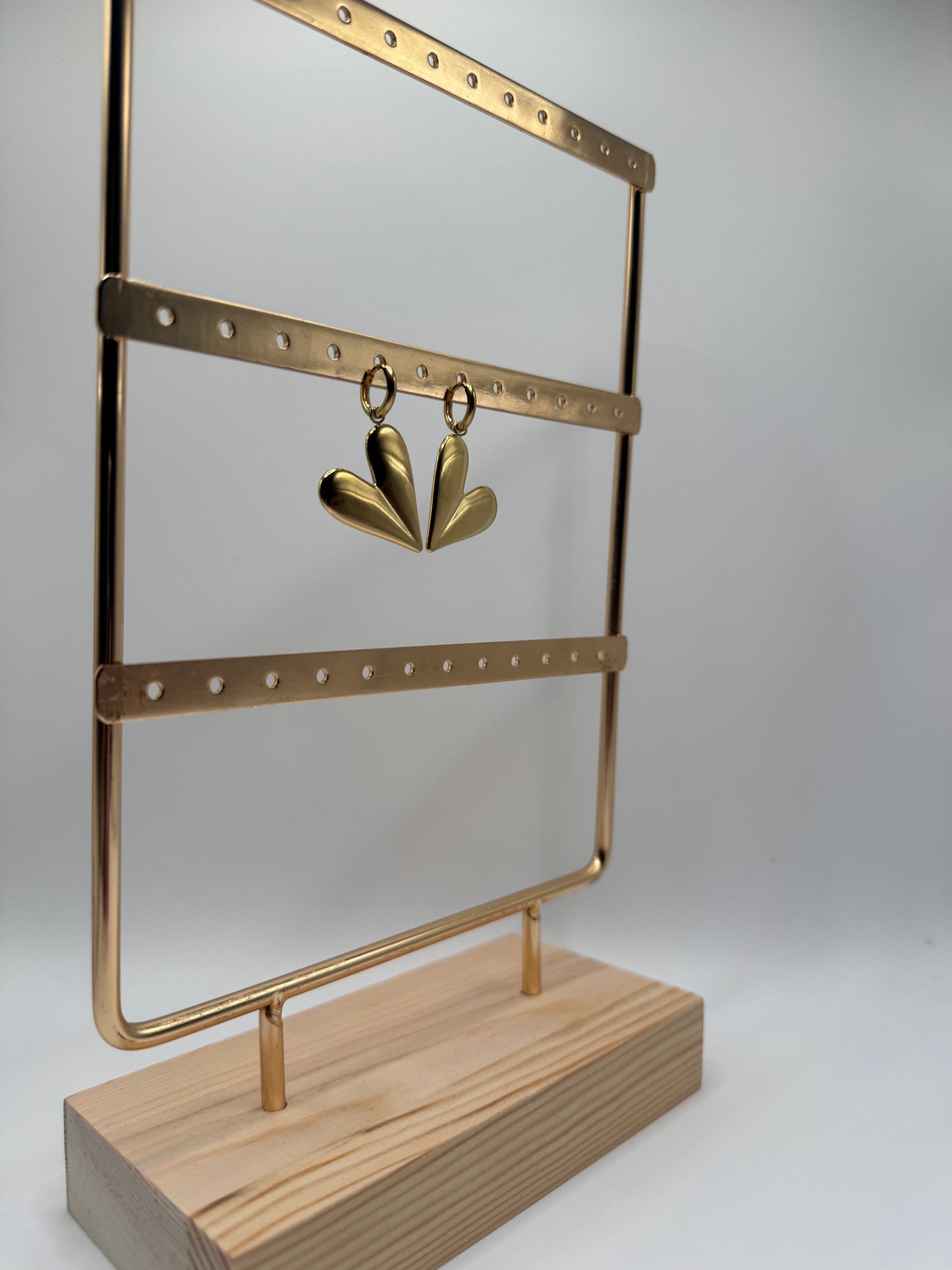 ORECCHINI CON CHARM A CUORE ORO
