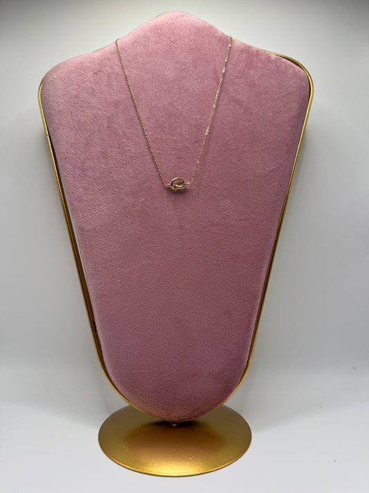 COLLANA CON NODO ORO