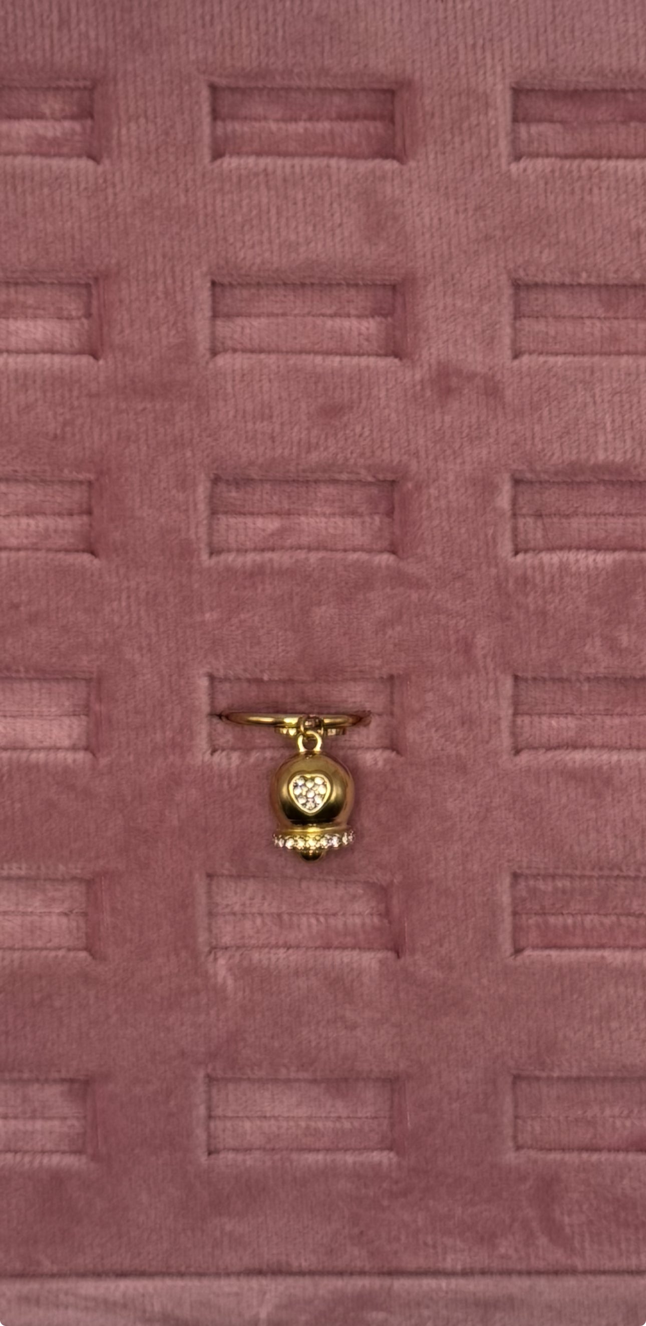 ANELLO CAMPANELLA E CUORE ORO