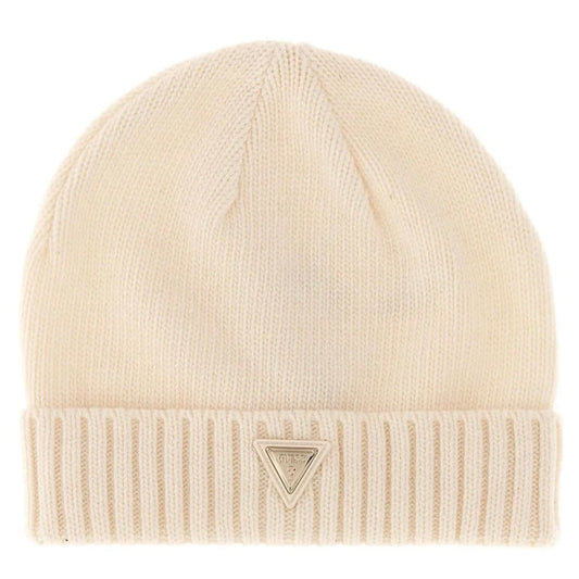 GUESS CAPPELLO IN LANA CON LOGO IN METALLO