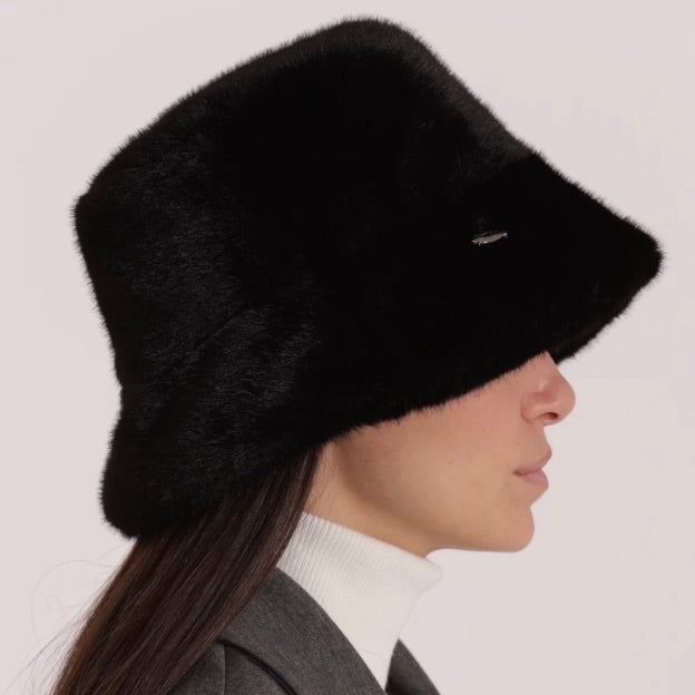 Mimì-Muà CAPPELLO CLOCHE CON PELO MORBIDO
