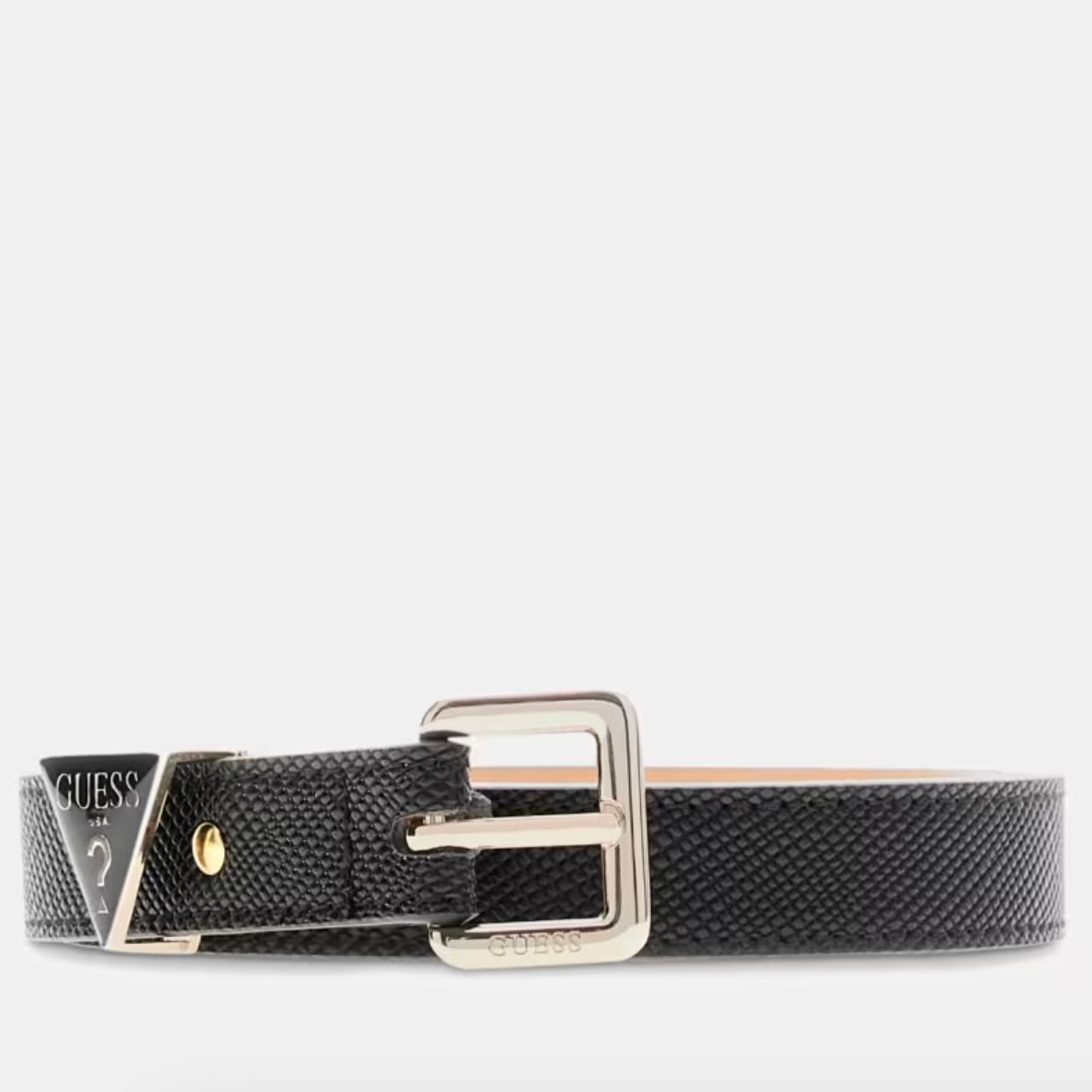 GUESS CINTURA NERA CON LOGO
