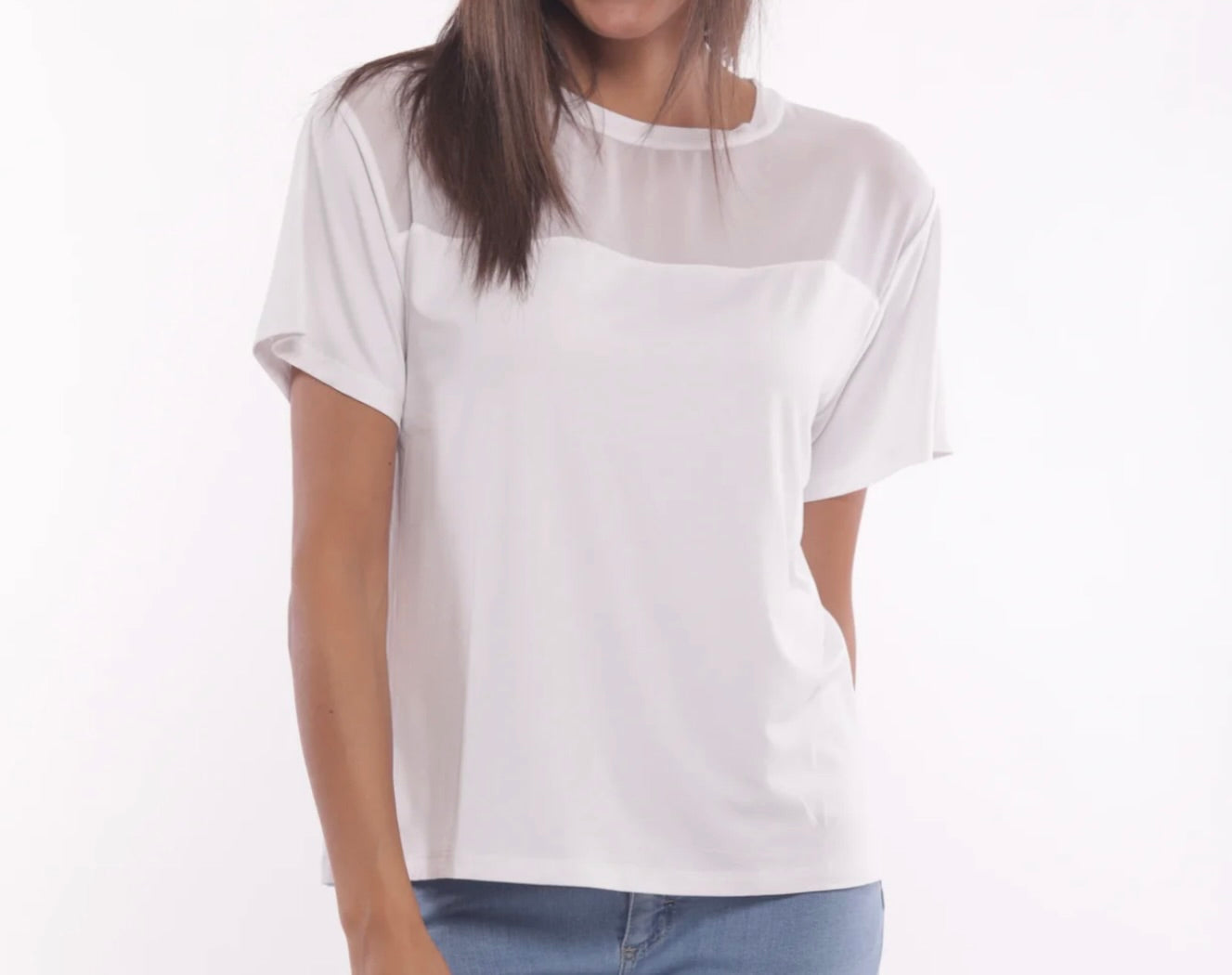 Mimì Muà T-SHIRT CON TRASPARENZE