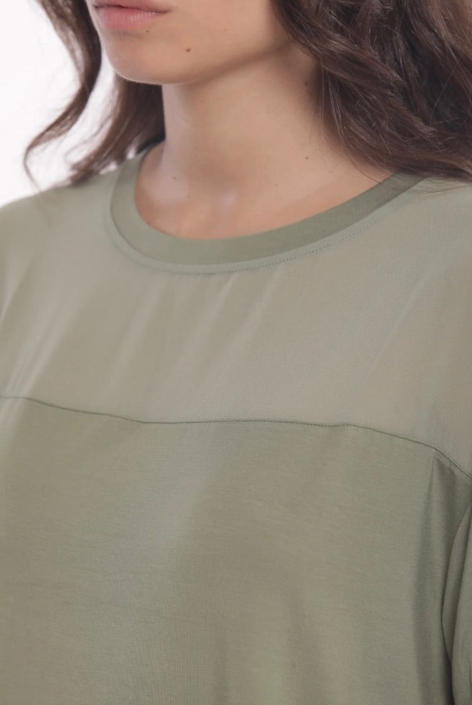 Mimì Muà T-SHIRT CON TRASPARENZE