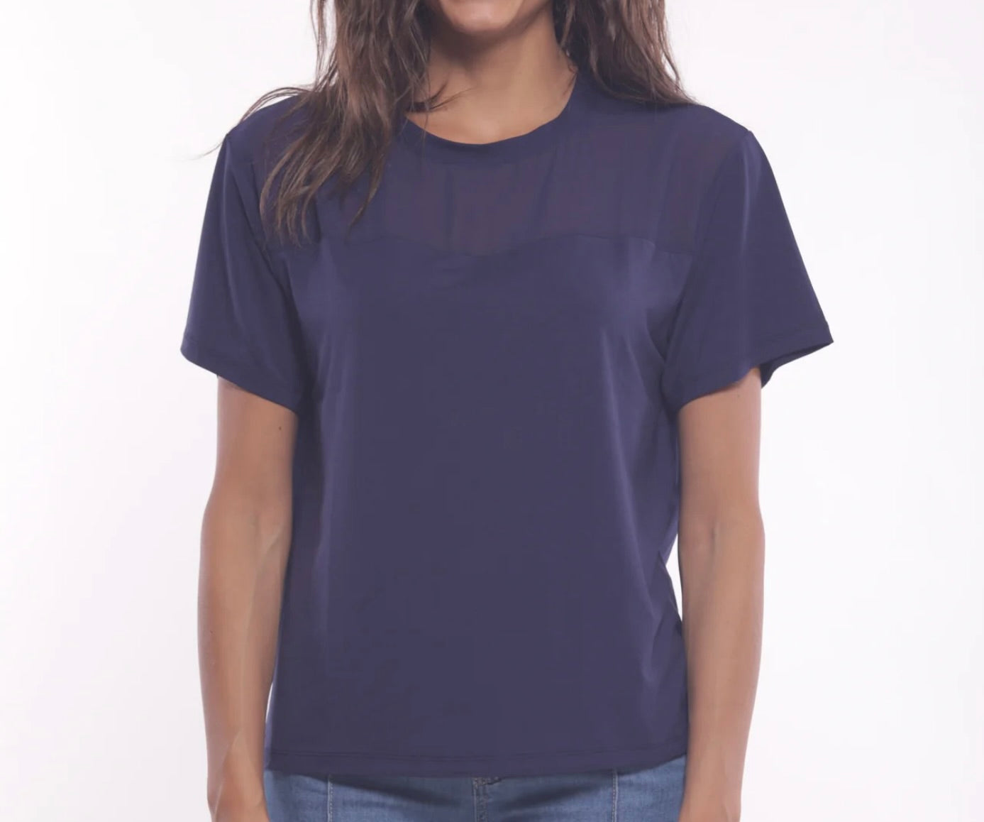 Mimì Muà T-SHIRT CON TRASPARENZE