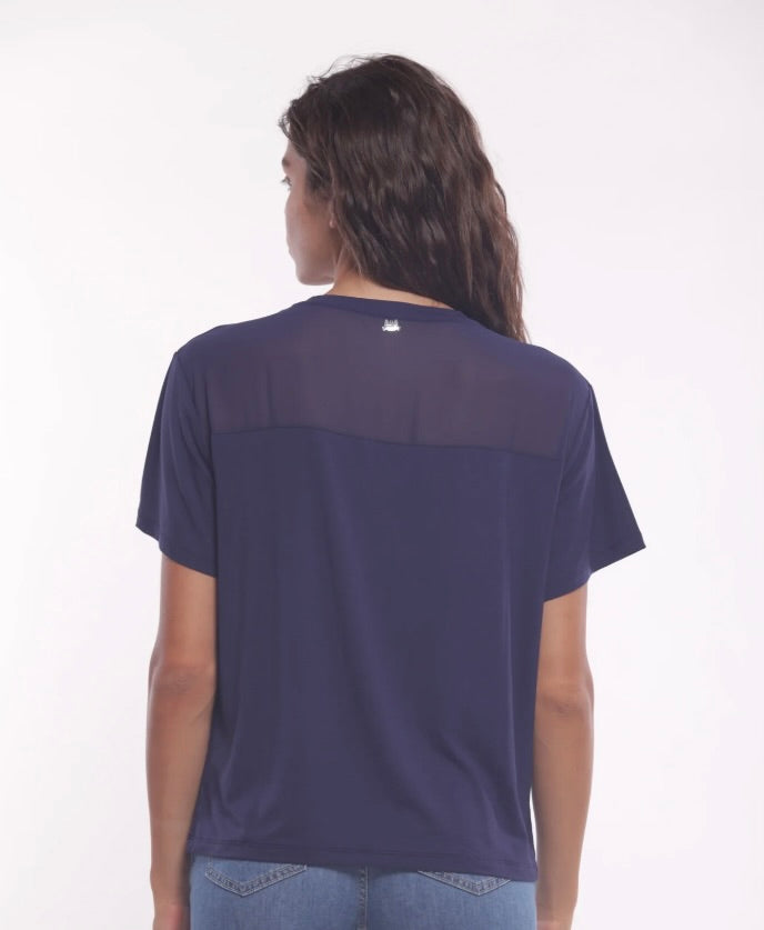 Mimì Muà T-SHIRT CON TRASPARENZE