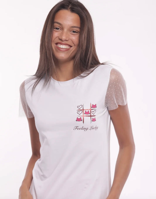 Mimì Muà T-SHIRT "FEELING LUCKY"