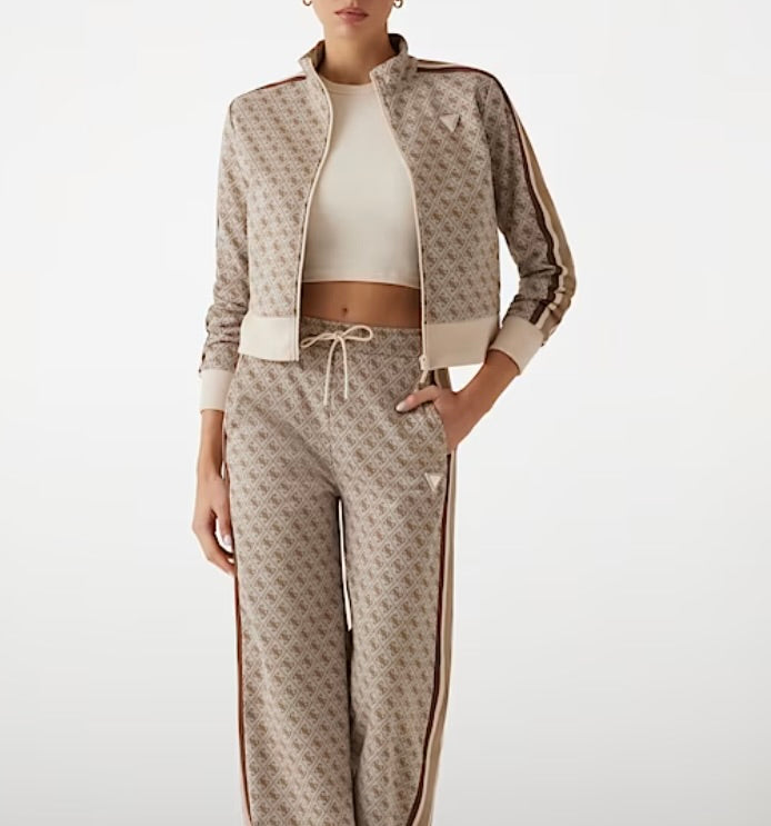 GUESS FELPA CON ZIP LOGATA