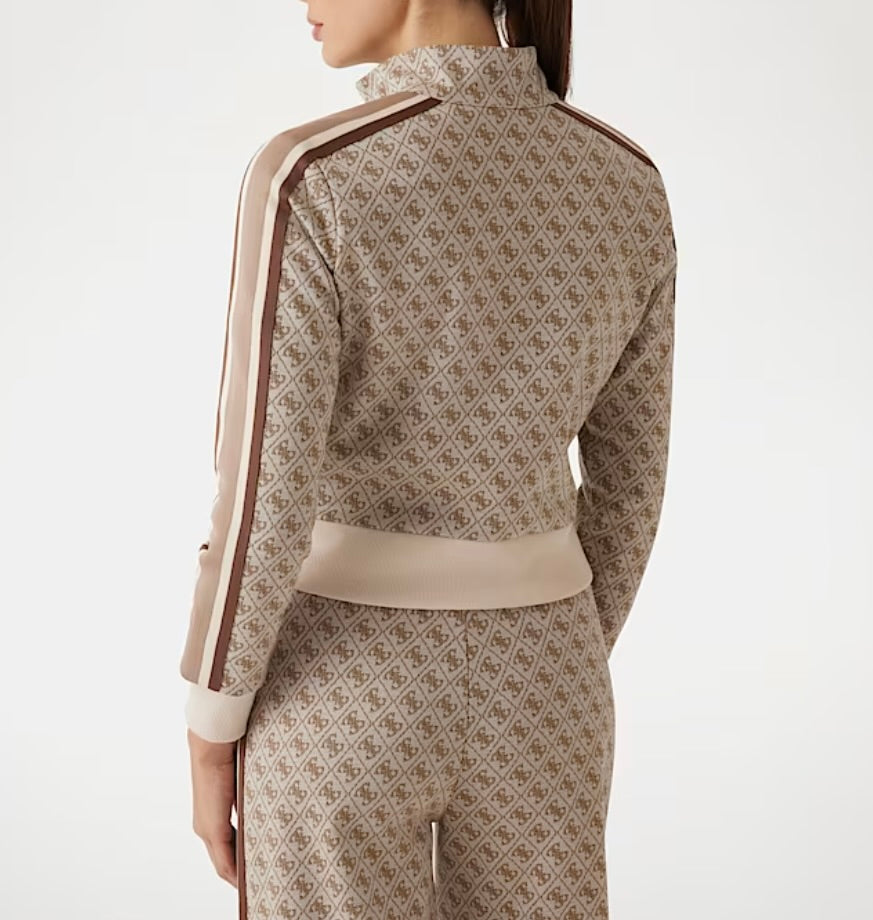 GUESS FELPA CON ZIP LOGATA