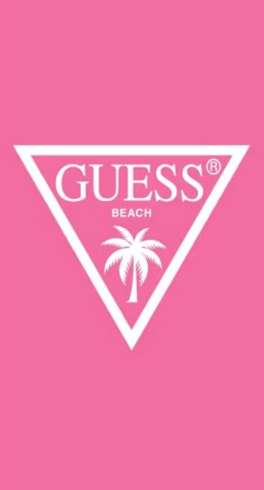 GUESS TELO MARE CON PALMA