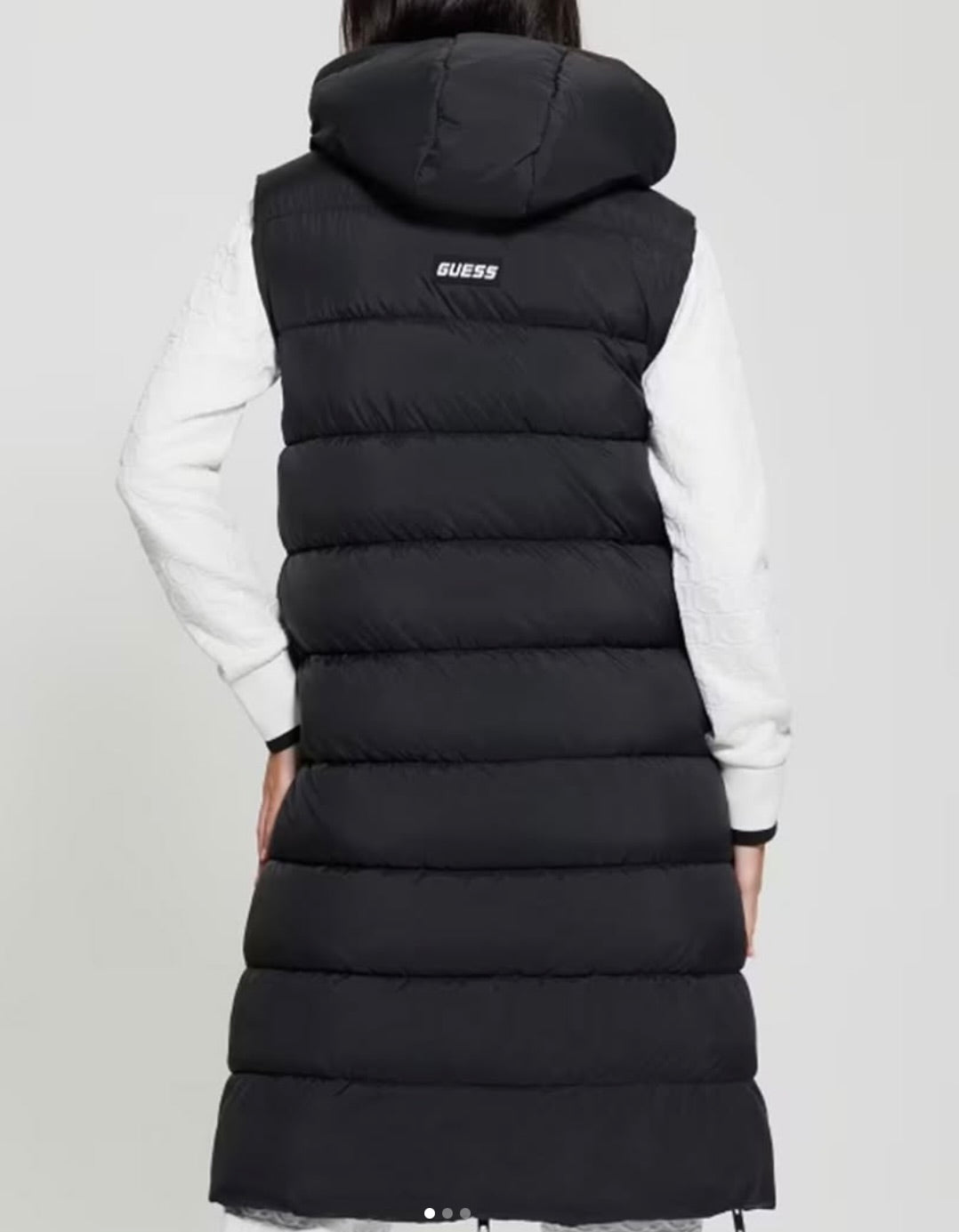 GUESS PIUMINO SMANICATO LUNGO