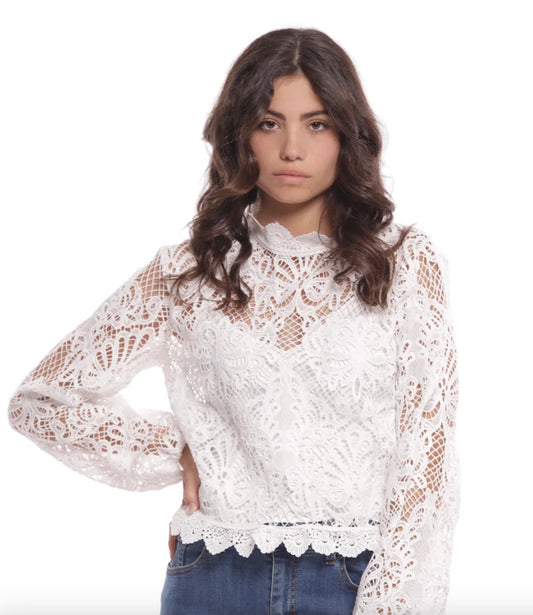 Mimì Muà BLUSA RICAMATA