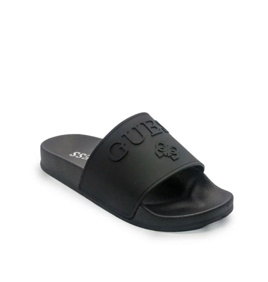 GUESS RUBBER SLIPPERS SCRITTA IN RILIEVO