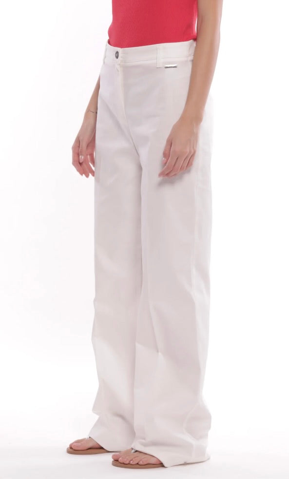 Mimì Muà PANTALONE PALAZZO IN GABARDINA